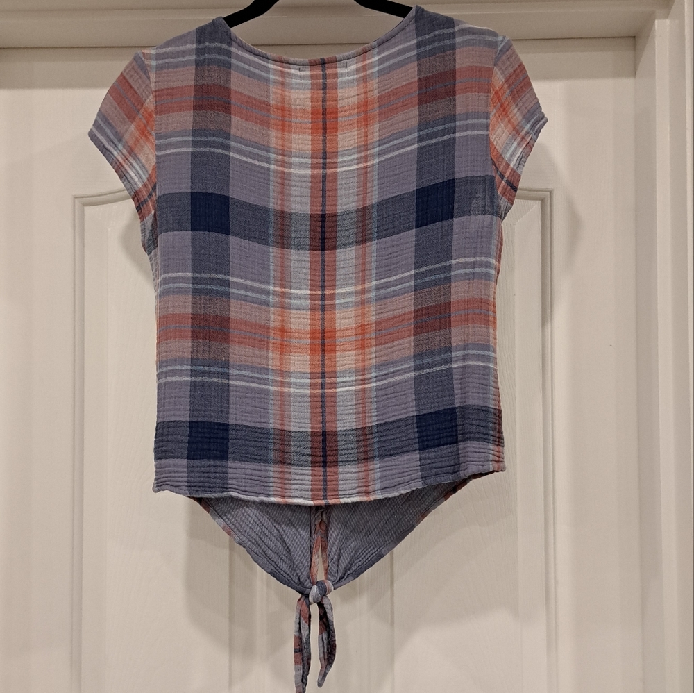 CLOTH & STONE Tie-Front Shirt - Picture 2 of 6